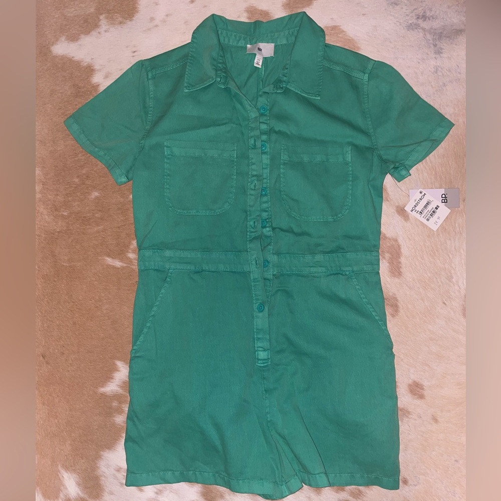 Teal/Emerald Green Utility Jumpsuit 💚